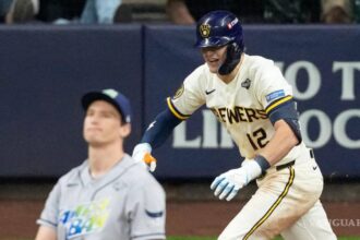 Brewers remontan un 4-0 ante Rays, ganan 5-4 y ponen la Serie Mundial 2026 a su favor